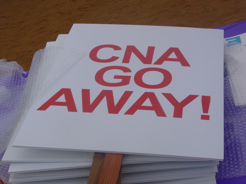 Go Away CNA/NNOC